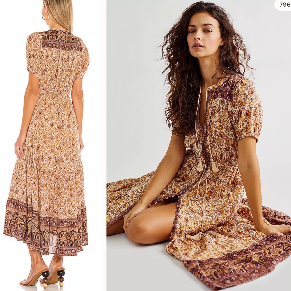NWT 🦋 Spell & The Gypsy Sundown Gown in Spice